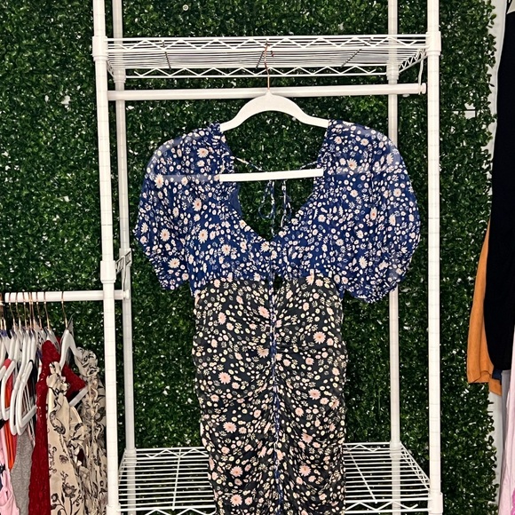 NWOT Free People Ruched Maxi Dress XS - Picture 2 of 3